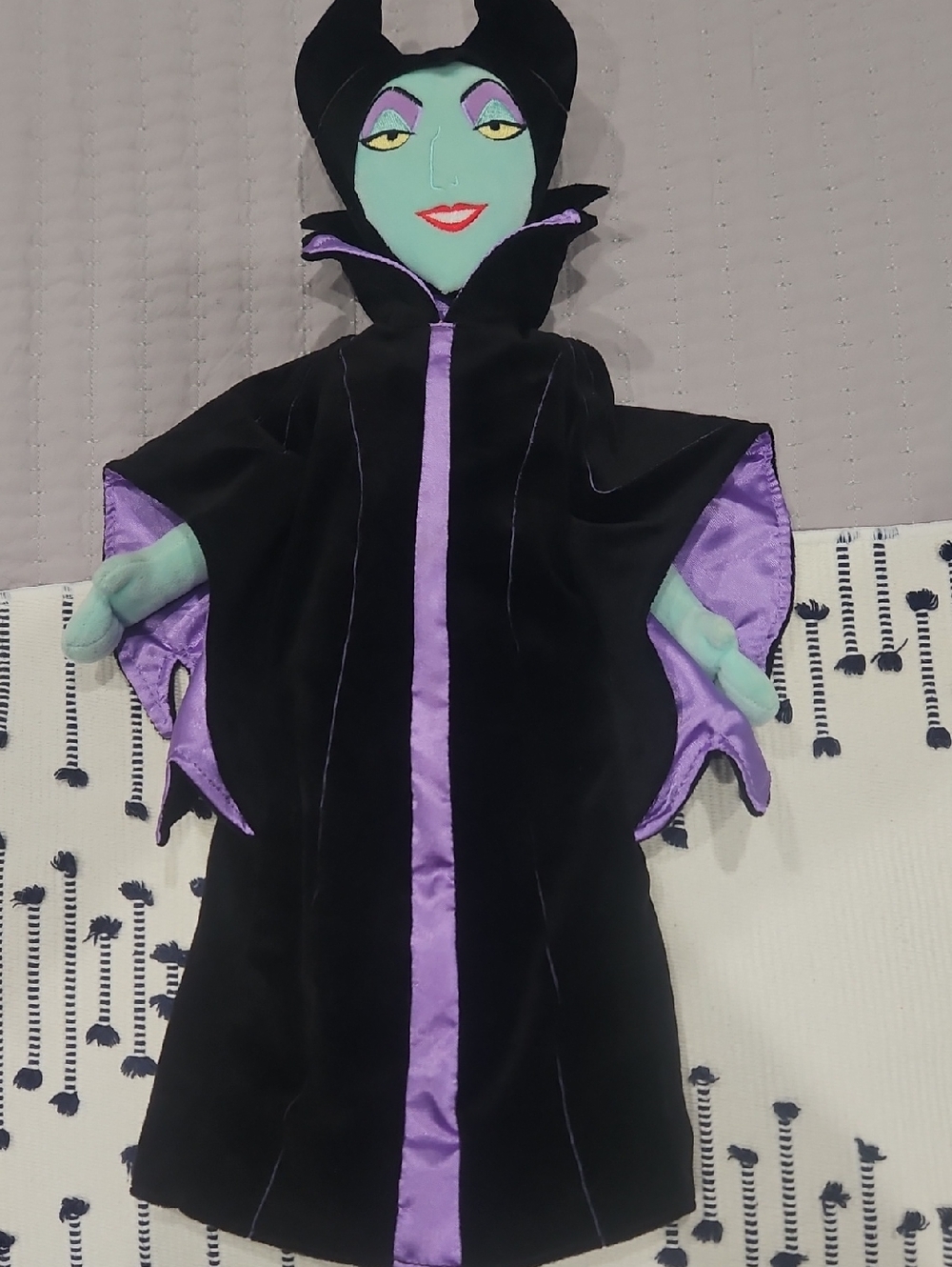 Disney Villain Hooded Dress with Black and Purple Panels